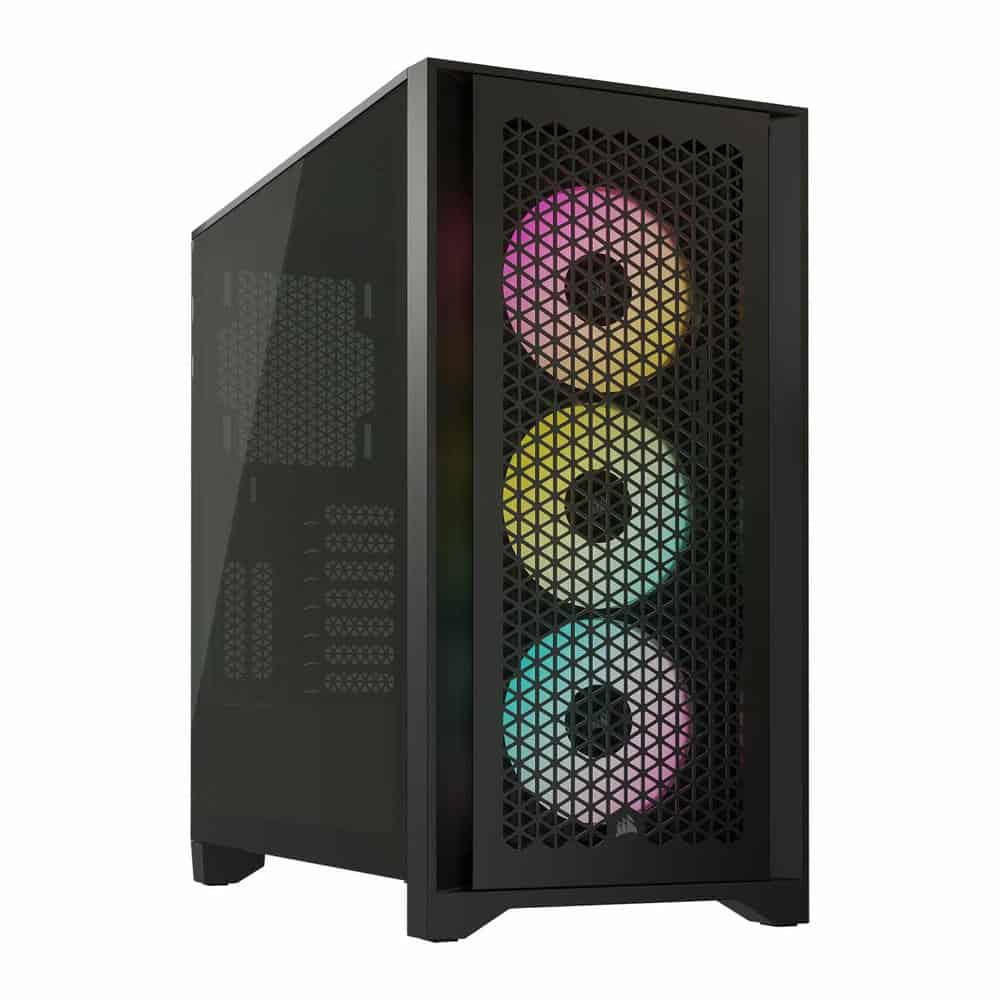 Corsair 4000D RGB Airflow Black Tempered Glass Mid-Tower ATX Case